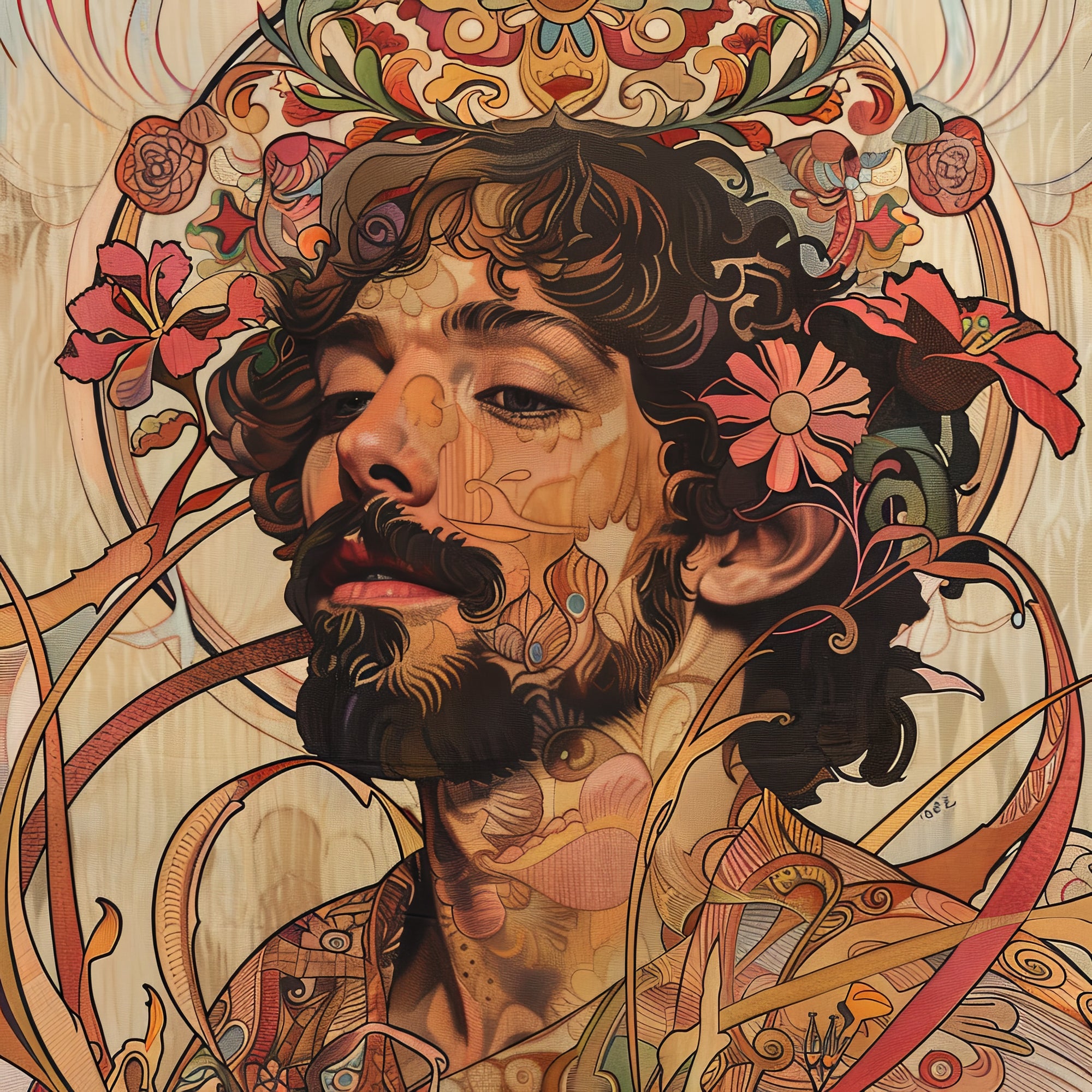 Alphonse Mucha Inspired