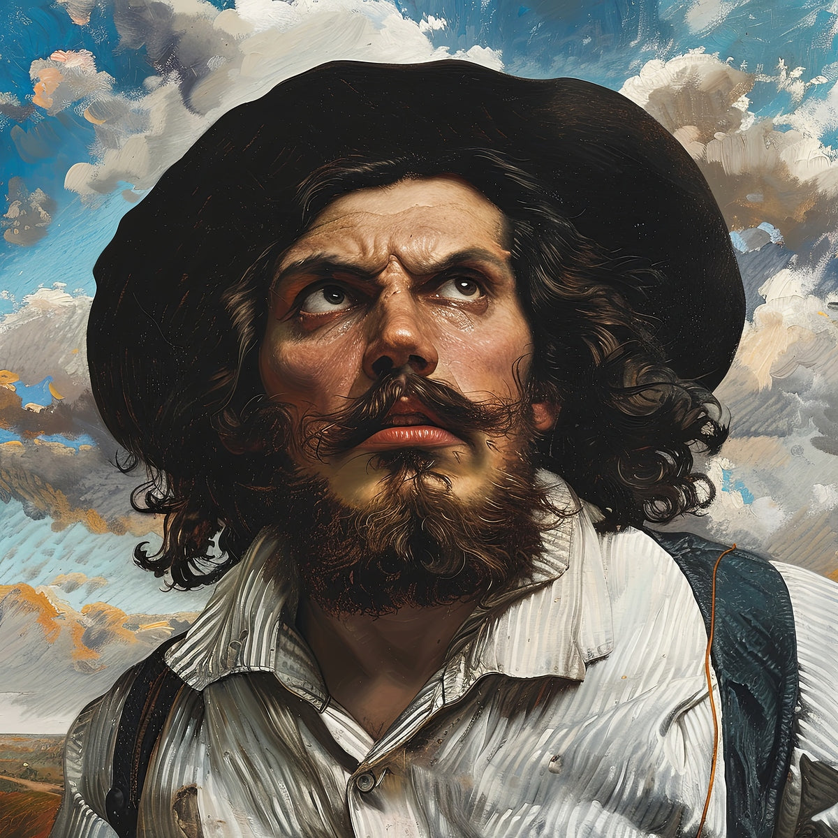 Gustave Courbet Inspired