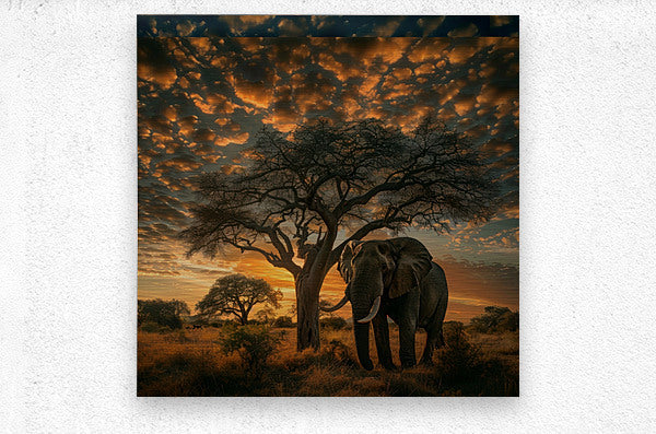Brushed Metal Print